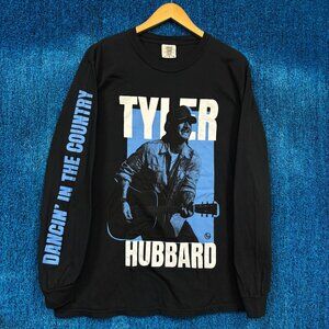 Tyler Hubbard Live Photo Dancin' In The Country Long Sleeve T-Shirt size large